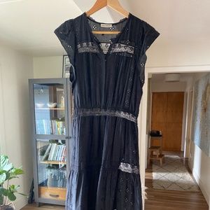 Ulla Jonson Eyelet and Lace Dress